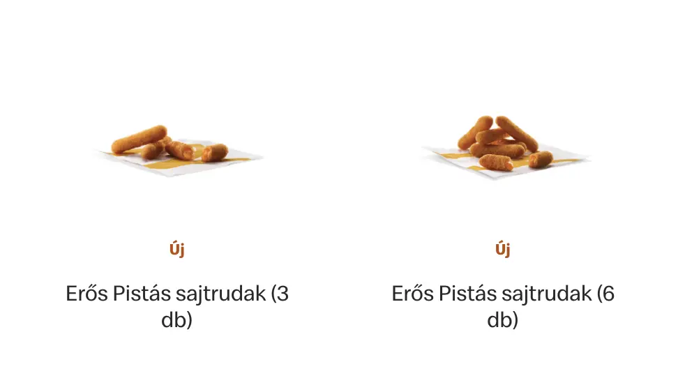 McDonald’s Harapnivalók Árak